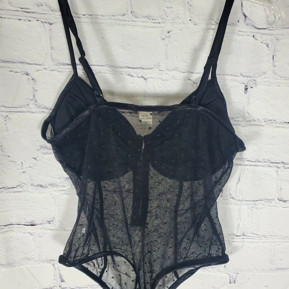 Bozzolo Women's Black Push Up Bra Bodysuit - Picture 6 of 6